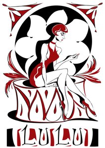 ルル-フランクウェデキンズに基づくイラストは、エルドガイスト（1895）とダイブュッセデアパンドラ（パンドラスボックス、1901年、ゲオルクW撮影） 作： Neale Osborne